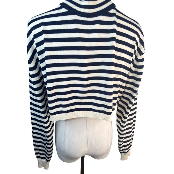 2/$30 ZARA Striped Small Cropped Sweater Viscose & Polyamide - Picture 12 of 14